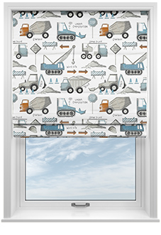 Tinker Town, Berry Burst - Twist&Fit Roman Blind